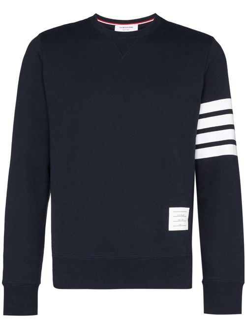 Sweatshirt with striped detail on the sleeve THOM BROWNE | MJT021H00535461